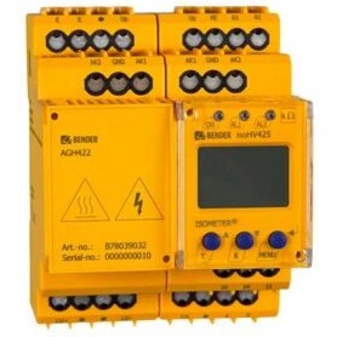 Устройство контроля изоляции BENDER ISOMETER® isoHV425-D с модулем AGH422 B71036501